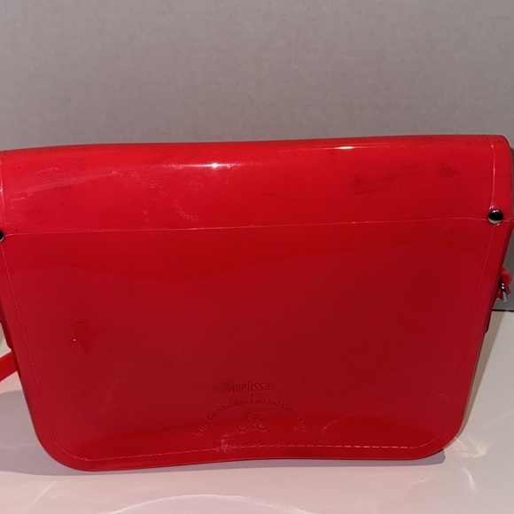 Melissa x The Cambridge Satchel Company Bag Neon Pink - Berry Smell - Picture 5 of 16